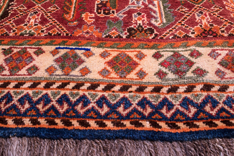 4857 Persian Kashkuli Qashqai Oriental Carpet 145x234cm (4.9 x 7.8ft)